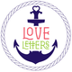 Soft Heat Leat CapeCharles Crew Neck | Love letters CC
